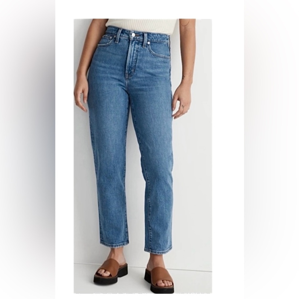 Madewell Perfect Vintage Straight Jeans in Earlwood Wash